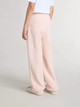 Roze joggingbroek voor meisjes met print