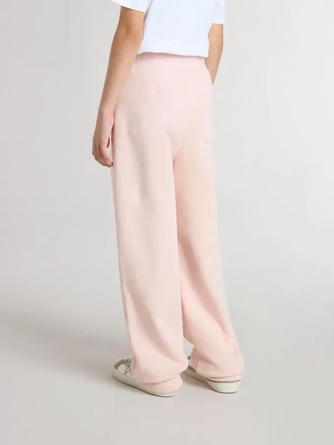Roze joggingbroek voor meisjes met print