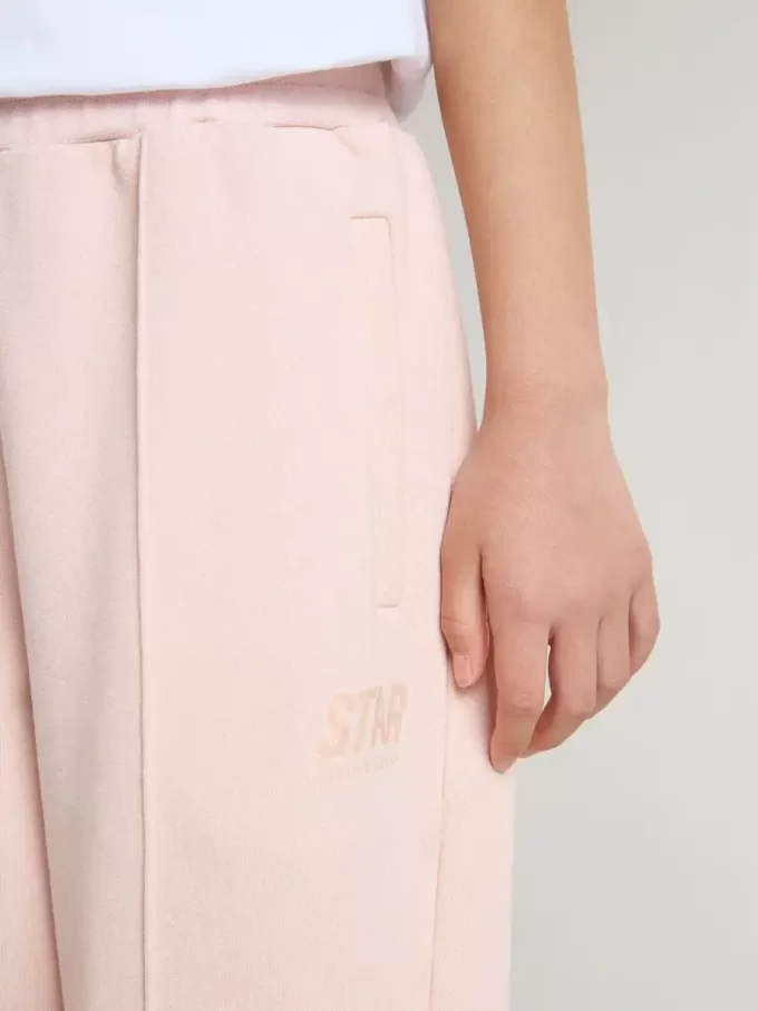 Roze joggingbroek voor meisjes met print