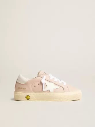 Roze May Teen met witte leren ster
