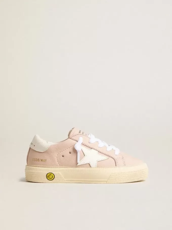 Roze May Teen met witte leren ster