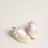 Roze May Teen met witte leren ster