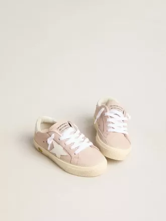 Roze May Teen met witte leren ster