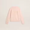 Roze sweatshirt voor meisjes met roze letters op de voorkant