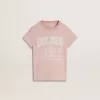 Roze T-shirt voor meisjes met witte print