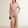 Roze viscose shirt voor dames met bloemenpatroon