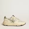 Running Sole LTD voor dames, gemaakt van nylon en nappa met nubuck ster en hielstuk
