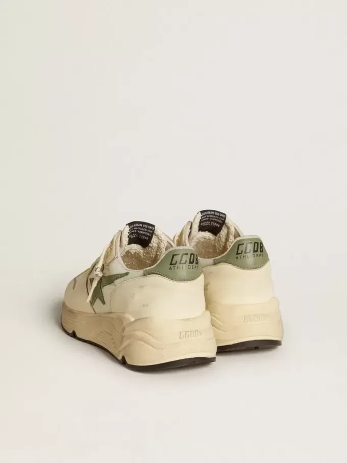Running Sole LTD voor dames, gemaakt van nylon en nappa met nubuck ster en hielstuk
