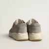 Running Sole voor dames in grijs suède met grijze suède ster en hielstuk