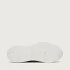 Running Sole voor dames van mesh en nubuck met zilverkleurige metallic leren ster