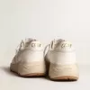 Running Sole voor dames van mesh en wit nappa