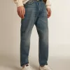 Slim fit herenjeans met medium wassing