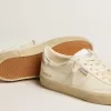 Soul Star in wit nappa met metallic zilveren leren hielstuk Soul Star in wit nappa met metallic zilveren leren hielstuk