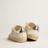 Soul Star in wit nappa met metallic zilveren leren hielstuk Soul Star in wit nappa met metallic zilveren leren hielstuk