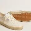 Soul Star voor dames in wit nappa met witte leren hielkap