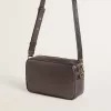 Star Bag in grijs metallic leer met Swarovski-kristallen ster