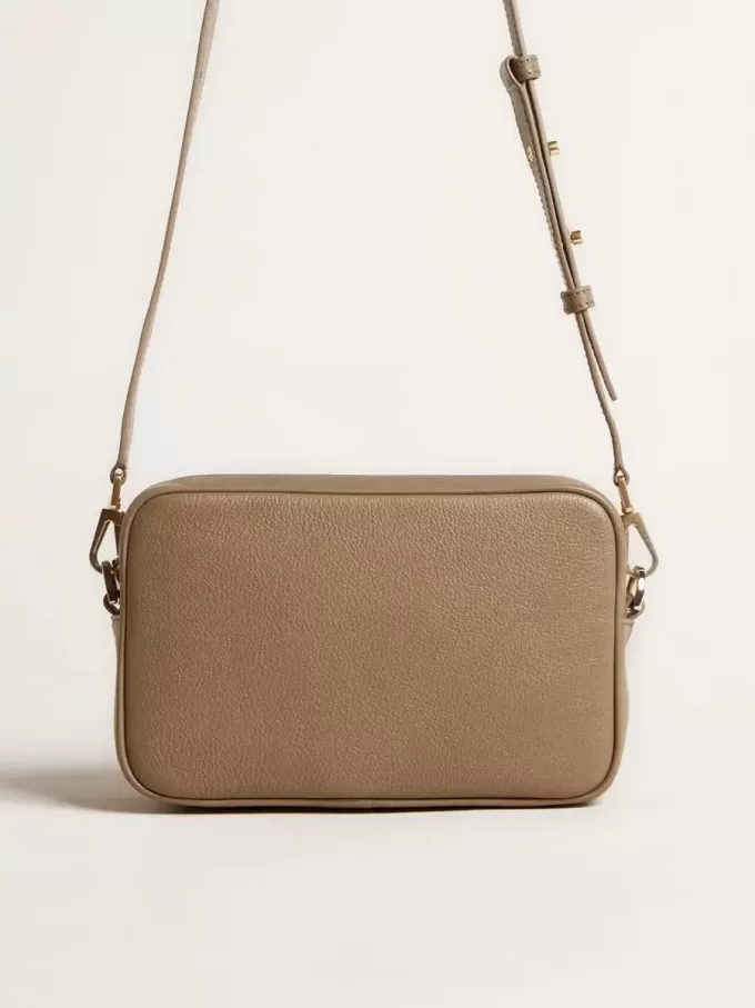 Star Bag in saliegroen leer met ton sur ton ster