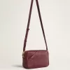 Star Bag in wijnrood leer met ton sur ton ster