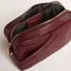 Star Bag in wijnrood leer met ton sur ton ster