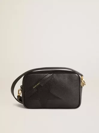 Star Bag in zwart leer met ton sur ton ster