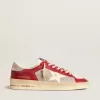 Stardan LTD voor heren van mesh en nubuck met nappa ster en leren hielstuk