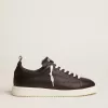 Starter sneakers in volledig zwart leer