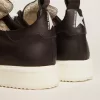 Starter sneakers in volledig zwart leer