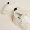 Starter sneakers van volledig wit leer