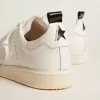 Starter sneakers van volledig wit leer