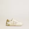 Super-Star Junior met lila leren ster en glitter hiellip