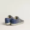 Super-Star LTD in multicolor glitter met zilverkleurige metallic leren ster