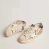 Super-Star LTD in zebra-effect Swarovski met een witte leren ster