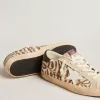 Super-Star LTD in zebra-effect Swarovski met een witte leren ster