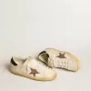 Super-Star LTD met gelamineerde leren ster en zwarte glitter hielband