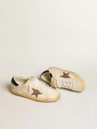 Super-Star LTD met gelamineerde leren ster en zwarte glitter hielband