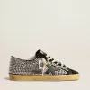 Super-Star LTD met Swarovski-kristallen en zwarte leren ster