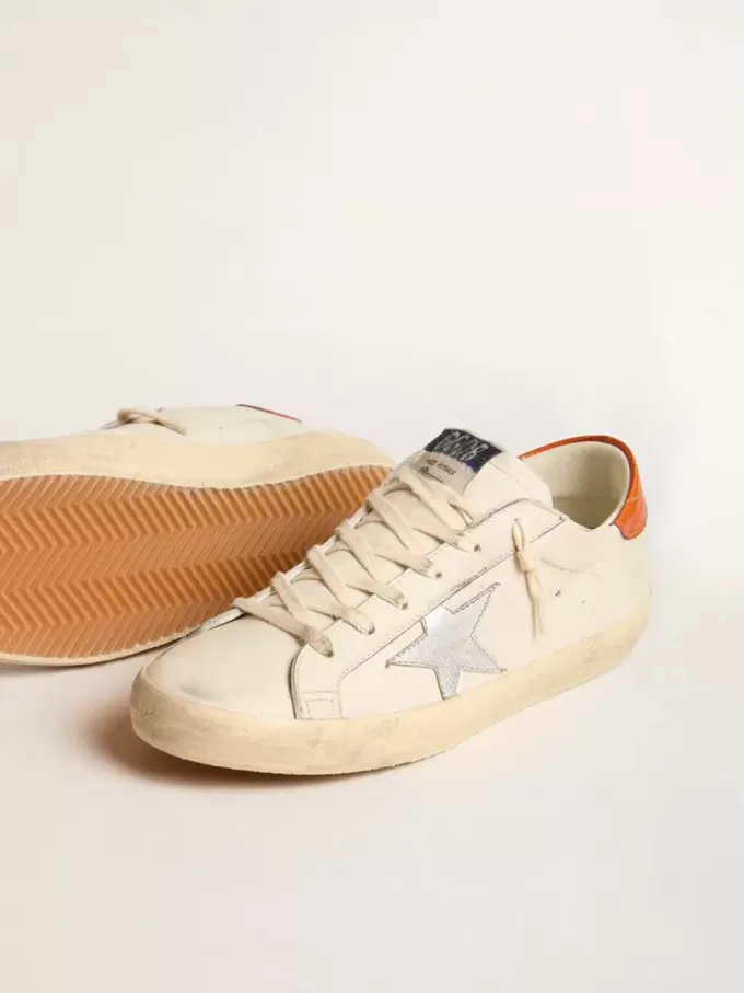 Super-Star LTD met zilveren leren ster en haklip met krokodillenprint