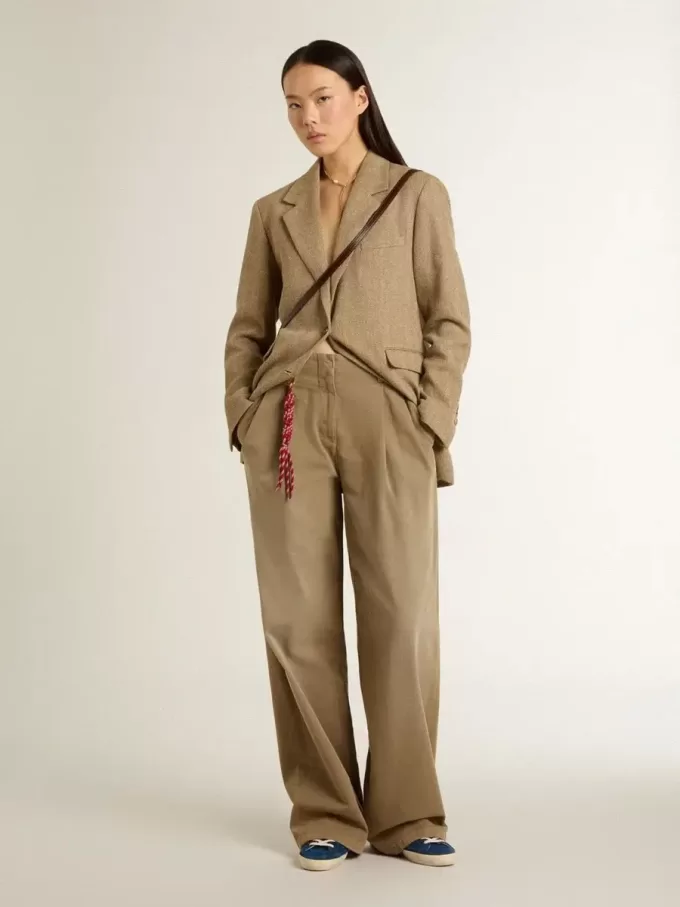 Super-Star LTD voor dames in blauw suède met witte ster