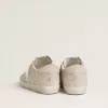 Super-Star LTD voor dames in suède met Swarovski-kristallen en ijsgrijze leren ster
