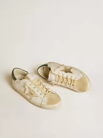 Super-Star LTD voor dames met leren ster en Swarovski-kristallen hiellip