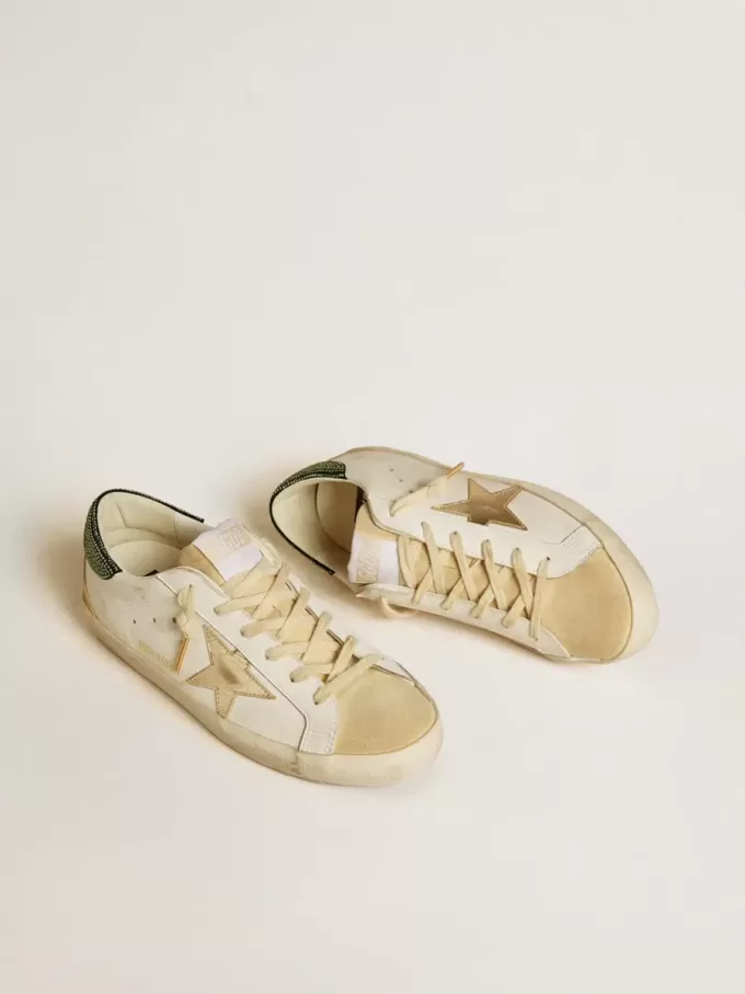 Super-Star LTD voor dames met leren ster en Swarovski-kristallen hiellip