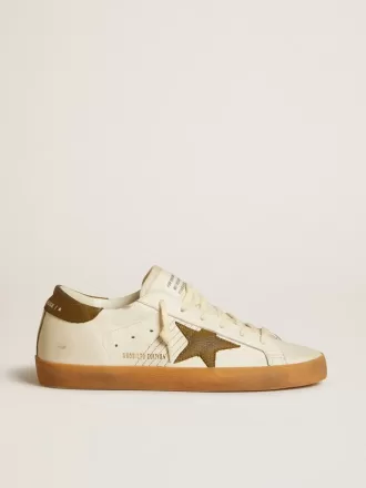 Super-Star LTD voor dames met militair groene nubuck ster en hiellip