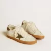 Super-Star LTD voor dames met militair groene nubuck ster en hiellip