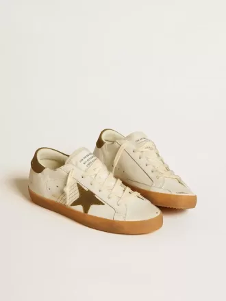 Super-Star LTD voor dames met militair groene nubuck ster en hiellip