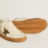 Super-Star LTD voor dames met militair groene nubuck ster en hiellip