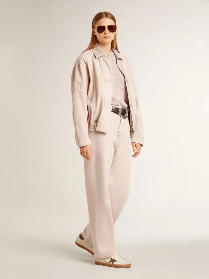 Super-Star LTD voor dames met militair groene nubuck ster en hiellip