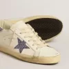 Super-Star LTD voor dames met suède ster en hielbandje met Swarovski-kristallen
