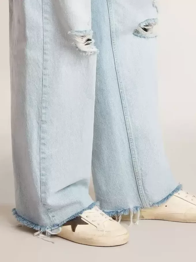 Super-Star LTD voor heren in nappa met metallic ster en nubuck hielstuk