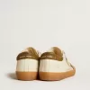 Super-Star LTD voor heren met militairgroene nubuck ster en hielstuk