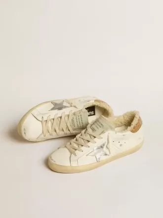 Super-Star met zilveren leren ster en haklip met krokodillenprint